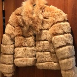 Faux Fur Brown Jacket